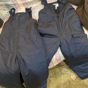 Two snow bibs size 12 kids